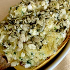 Aglio e Olio Spaghetti Squash