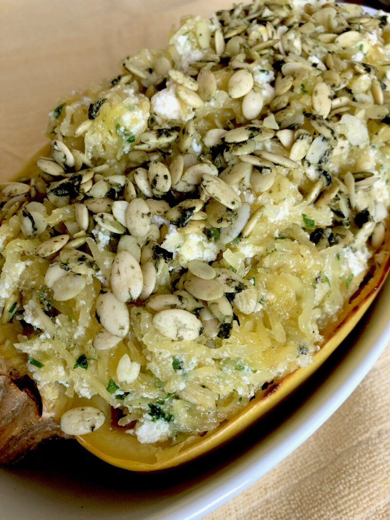 Aglio e Olio Spaghetti Squash