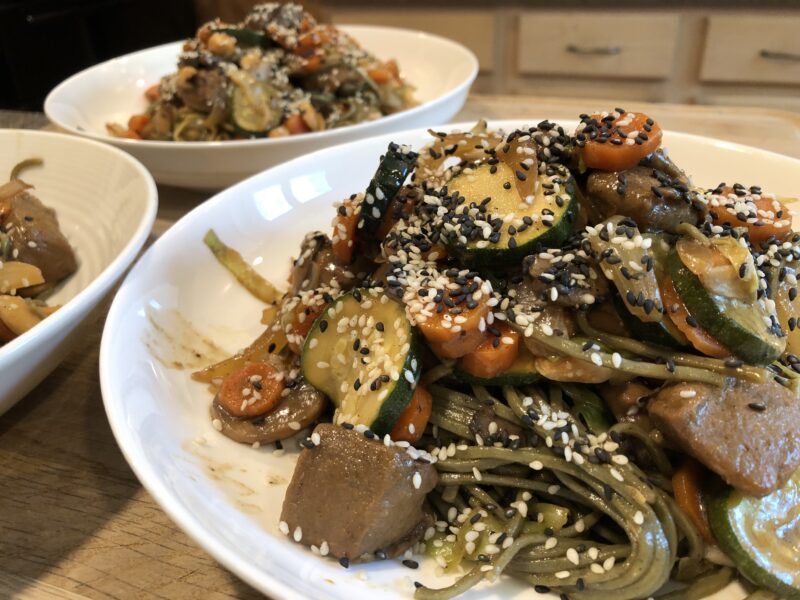 Homemade Vegetable Yakisoba